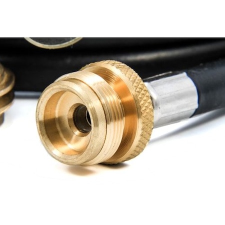 Camco BRASS TEE W/3 PORTS, W/ 12FT HOSE 59103